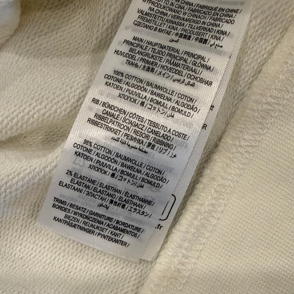 Boden Cream Crochet-Panel Crewneck Sweater - Picture 3 of 5